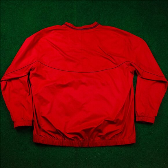 Vintage Nike Golf Clima-Fit Red Windbreaker Pullover - Picture 3 of 4